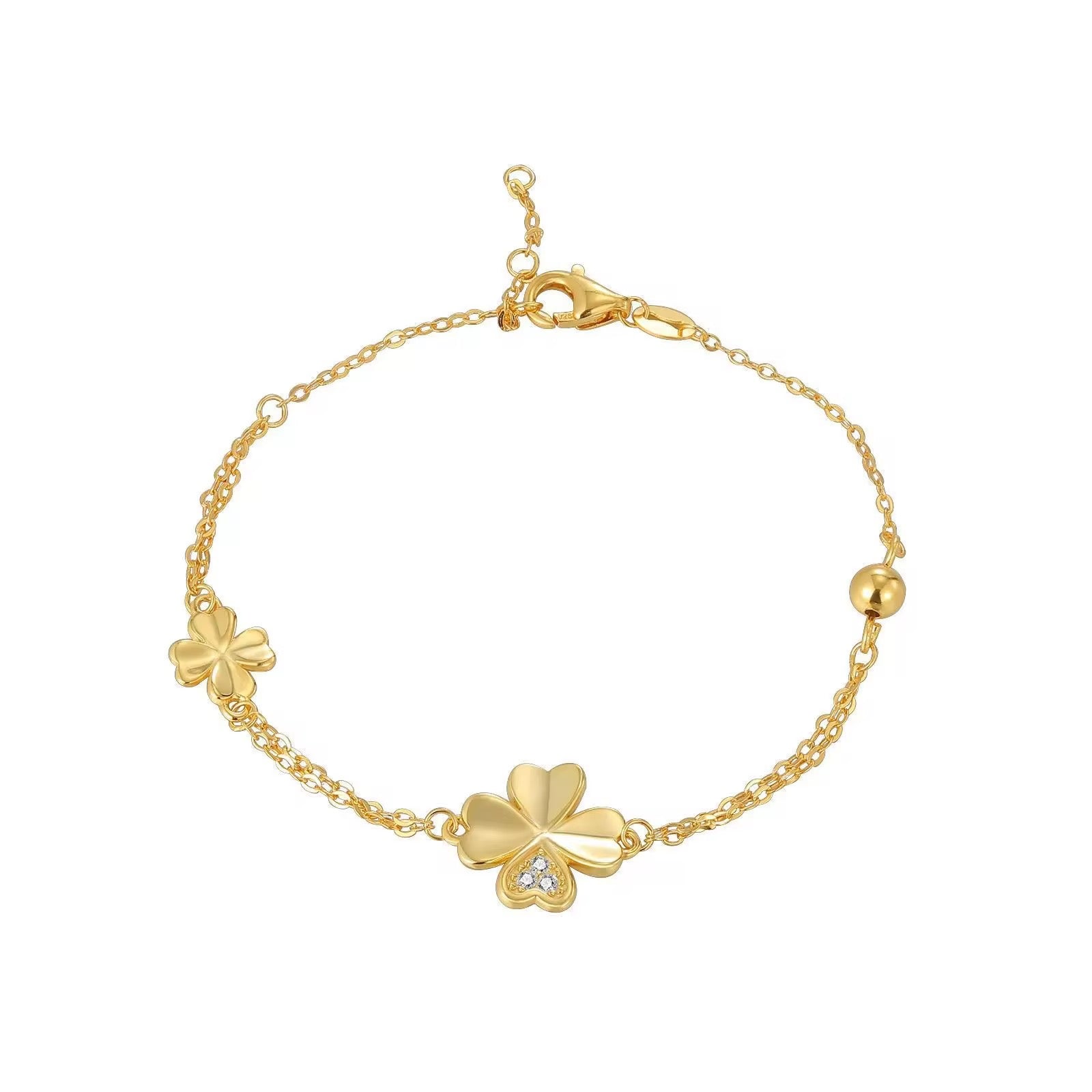 PULSERA TREBOL DUO