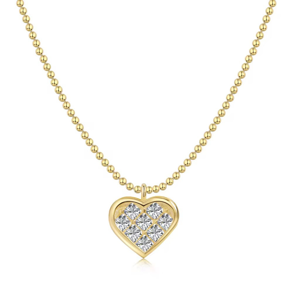 COLLAR CORAZÓN RADIANTE