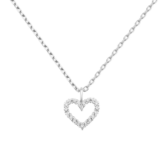 COLLAR CORAZÓN DE ZIRCONES