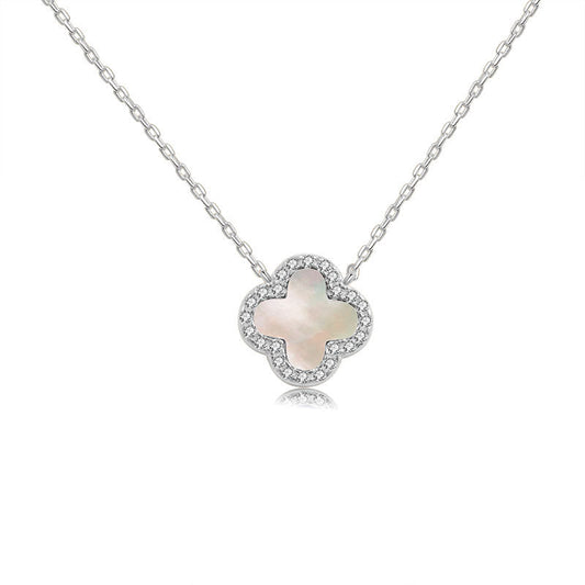 COLLAR TRÉBOL NÁCAR SHINE