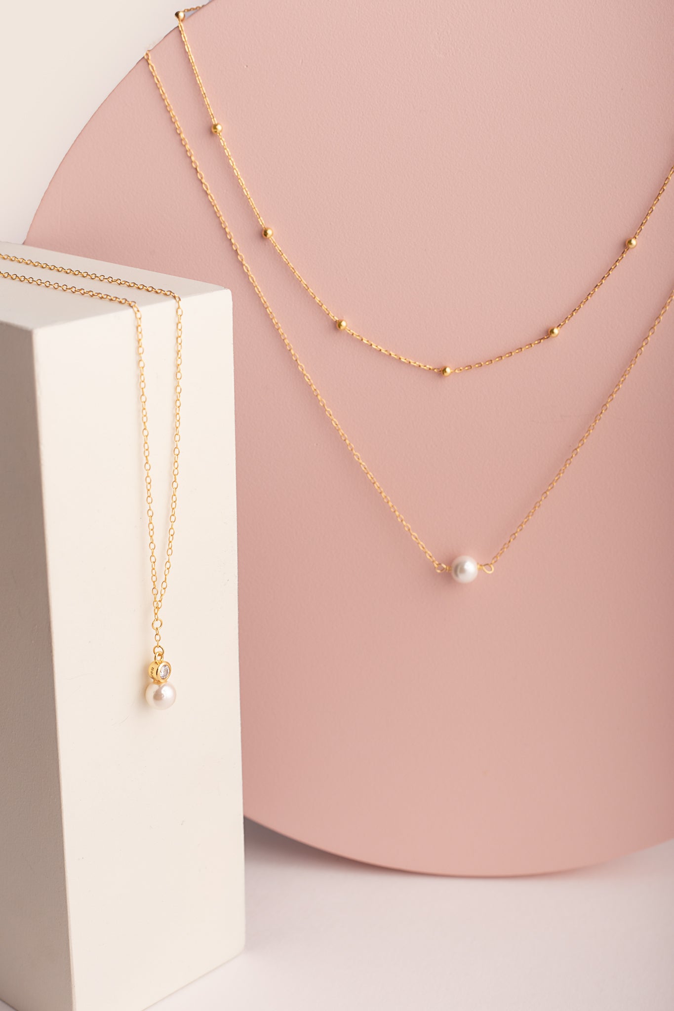 COLLAR PERLA & PUNTO LUZ