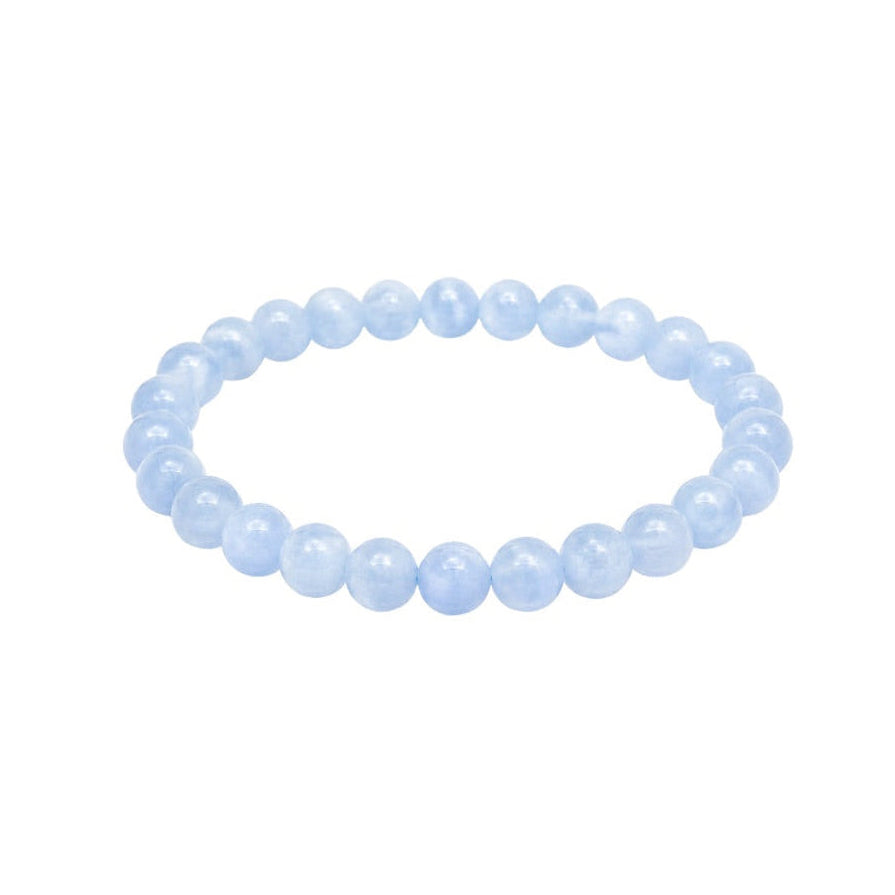 PULSERA PIEDRA CALCITA CELESTE