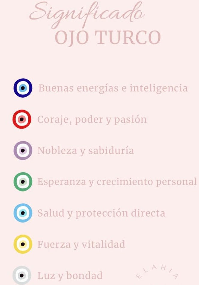PULSERA OJO TURCO MULTICOLOR
