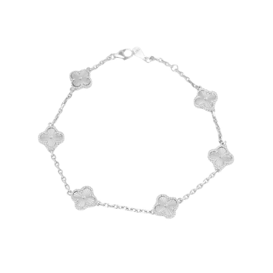 PULSERA TRÉBOL SILVER