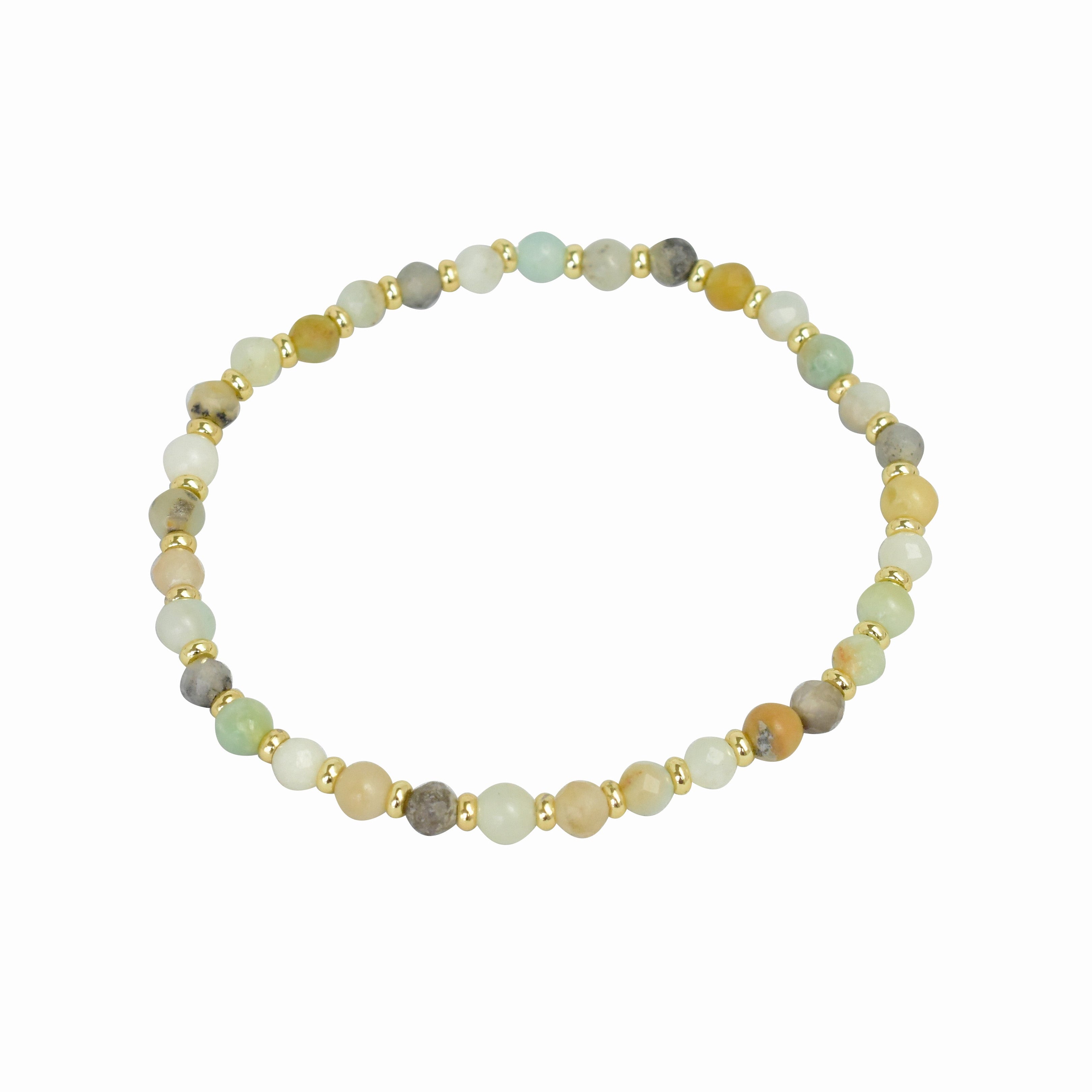 PULSERA AMAZONITA MIXTA