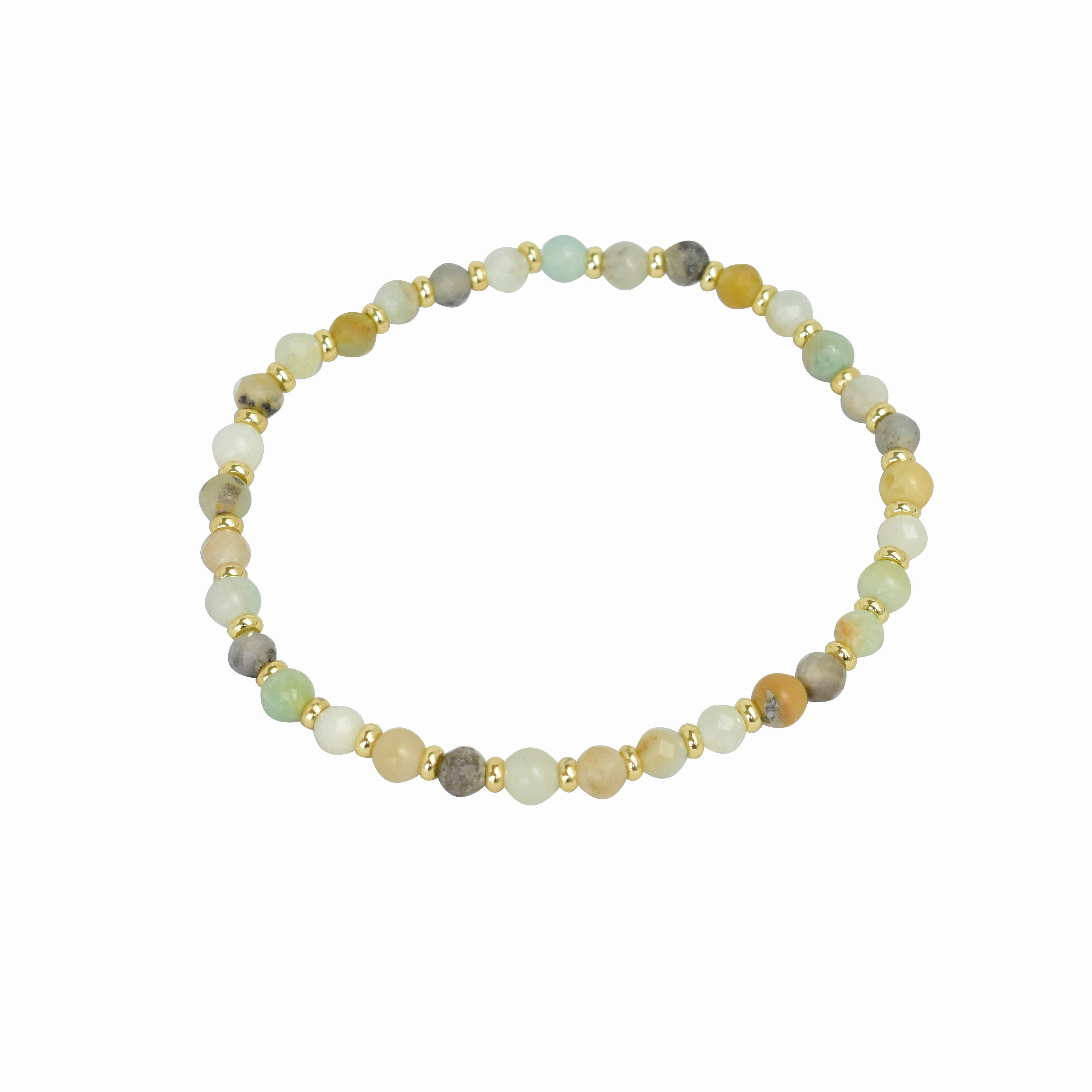 PULSERA AMAZONITA MIXTA